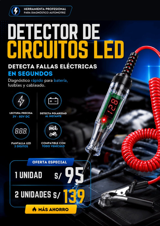 DETECTOR DE CIRCUITOS LED