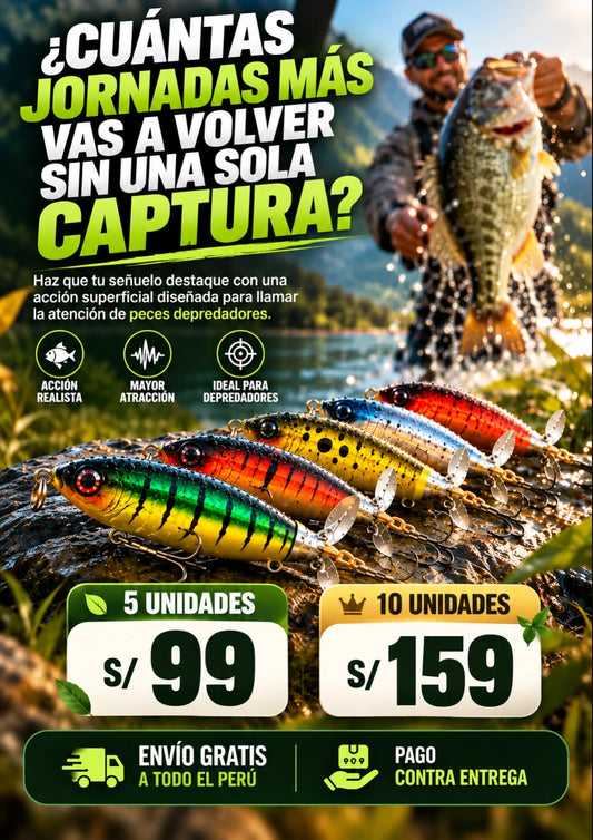 SEÑUELO DE COLA GIRATORIA 360°