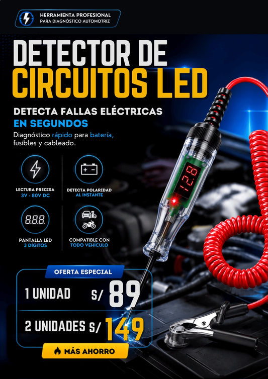 DETECTOR DE CIRCUITOS LED